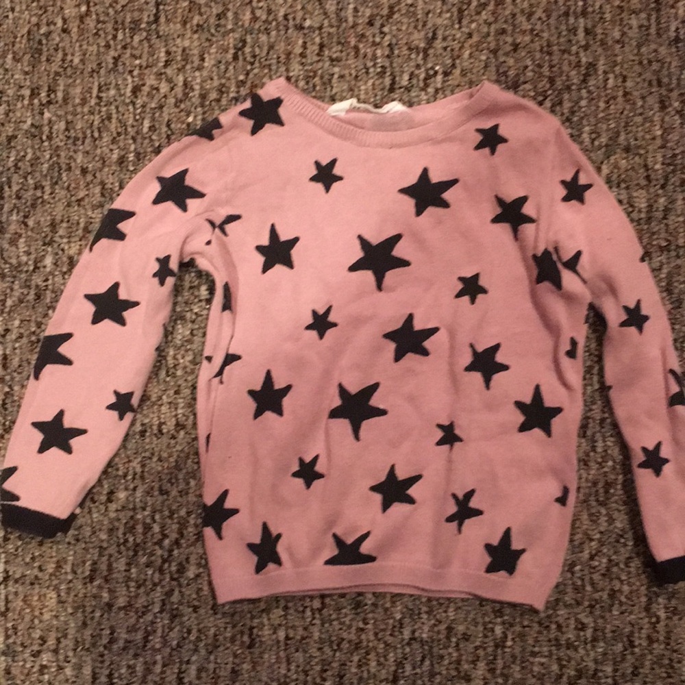 H&M girls star sweater